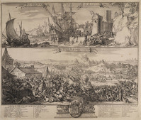 KG 06478
<br/>
Vlucht Jacobus II en slag bij Drogheda, 1690
<br/>
<em>Hooghe, Romeyn de (1645-1708)</em>